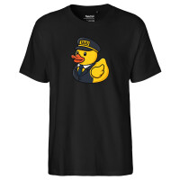 Herren T-Shirt Quietscheente Taxi-Fahrer Gummiente Chauffeur