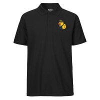 Herren Polo Shirt Quietscheente Taxi-Fahrer Gummiente
