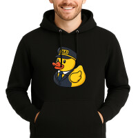 Unisex Hoodie Quietscheente Taxi-Fahrer Gummiente Chauffeur