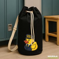Seesack Quietscheente Taxi-Fahrer Gummiente Chauffeur 20...