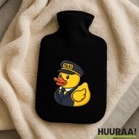 Wärmflasche Quietscheente Taxi-Fahrer Gummiente...
