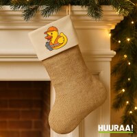 Weihnachtsstrumpf Quietscheente M&uuml;llmann...