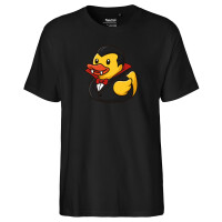 Herren T-Shirt Quietscheente Vampir Gummiente Blutsauger