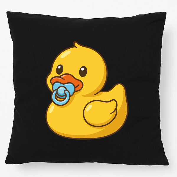 Kissen Quietscheente Baby Gummiente Säugling 40x40cm