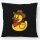 Kissen Quietscheente Cowboy Gummiente 40x40cm