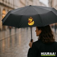 Regenschirm Quietscheente Cowboy Gummiente Wilder Westen...