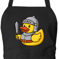 Schürze Quietscheente Ritter Gummiente Mittelalter...