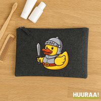 Kulturbeutel Quietscheente Ritter Gummiente Mittelalter 1...