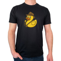 Herren T-Shirt Quietscheente Abenteurer Gummiente Entdecker