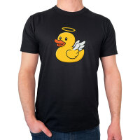 Herren T-Shirt Quietscheente Engel Gummiente Angel