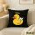 Kissen Quietscheente Engel Gummiente Angel 40x40cm