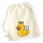 Turnbeutel Quietscheente Engel Gummiente Angel 12 Liter