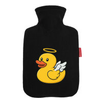 Wärmflasche Quietscheente Engel Gummiente Angel