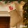 Weihnachtsstrumpf Quietscheente Teufel Gummiente Luzifer Beige Jute