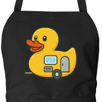 Schürze Quietscheente Camper Gummiente Wohnwagen mit...