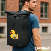 Kurierrucksack Quietscheente Camper Gummiente Wohnwagen...