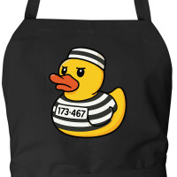 Schürze Quietscheente Gefängnis Gummiente Knast...