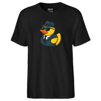 Herren T-Shirt Quietscheente Agent Gummiente Spion