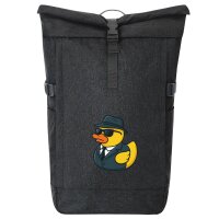Kurierrucksack Quietscheente Agent Gummiente Spion 30-44...