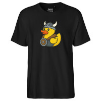 Herren T-Shirt Quietscheente Wikinger Gummiente Viking