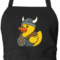 Schürze Quietscheente Wikinger Gummiente Viking mit...