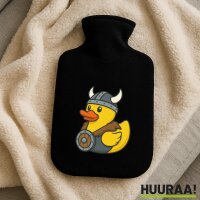 W&auml;rmflasche Quietscheente Wikinger Gummiente Viking