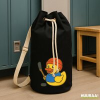 Seesack Quietscheente Eishockey Gummiente Hockey 20 Liter...