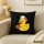 Kissen Quietscheente Italien Gummiente Italiener 40x40cm