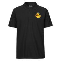 Herren Polo Shirt Quietscheente Frankreich Gummiente...