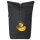 Kurierrucksack Quietscheente Frankreich Gummiente Franzose 30-44 Liter Black Melange