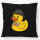 Kissen Quietscheente Großbritannien Gummiente Brite 40x40cm