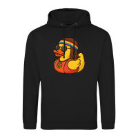 Unisex Hoodie Quietscheente Hippie Gummiente Peace