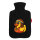 Wärmflasche Quietscheente Hippie Gummiente Peace