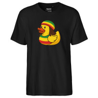 Herren T-Shirt Quietscheente Reggae Gummiente Rastafari