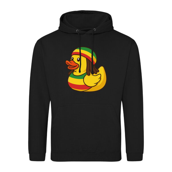 Unisex Hoodie Quietscheente Reggae Gummiente Rastafari