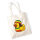 Jutebeutel Quietscheente Reggae Gummiente Rastafari 10 Liter