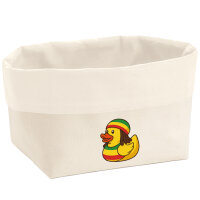 Organizer Quietscheente Reggae Gummiente Rastafari