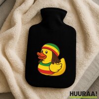 W&auml;rmflasche Quietscheente Reggae Gummiente...