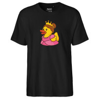 Herren T-Shirt Quietscheente Prinzessin Gummiente Princess