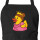 Schürze Quietscheente Prinzessin Gummiente Princess mit Taschen