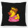 Kissen Quietscheente Prinzessin Gummiente Princess 40x40cm