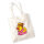 Jutebeutel Quietscheente Prinzessin Gummiente Princess 10 Liter