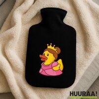 W&auml;rmflasche Quietscheente Prinzessin Gummiente...