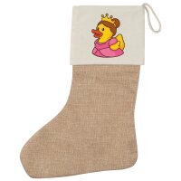 Weihnachtsstrumpf Quietscheente Prinzessin Gummiente...