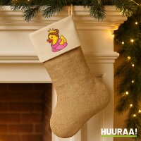 Weihnachtsstrumpf Quietscheente Prinzessin Gummiente...