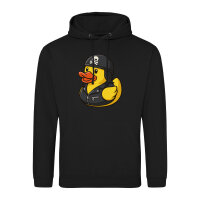 Unisex Hoodie Quietscheente Biker Gummiente Rocker