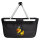 Einkaufskorb faltbar Quietscheente Biker Gummiente Rocker 20 Liter Black