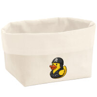 Organizer Quietscheente Biker Gummiente Rocker