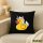 Kissen Quietscheente Einhorn Gummiente Unicorn 40x40cm