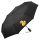 Regenschirm Quietscheente Einhorn Gummiente Unicorn 98cm Schwarz